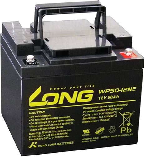Amazon Long 12v 50ah 高性能シールドバッテリー 高耐久タイプ Wp50 12ne Wp50 12ne カーバッテリー 車 バイク