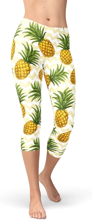 pineapple workout pants