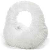 Mottico Winter Ear muffs for Women Men, Fluffy Ear Warmer with Thick Faux Ear Covers, Foldable for Convenience!