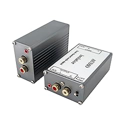 FMUSER RCA Audio Ground Loop Isolator, Hum Noise
