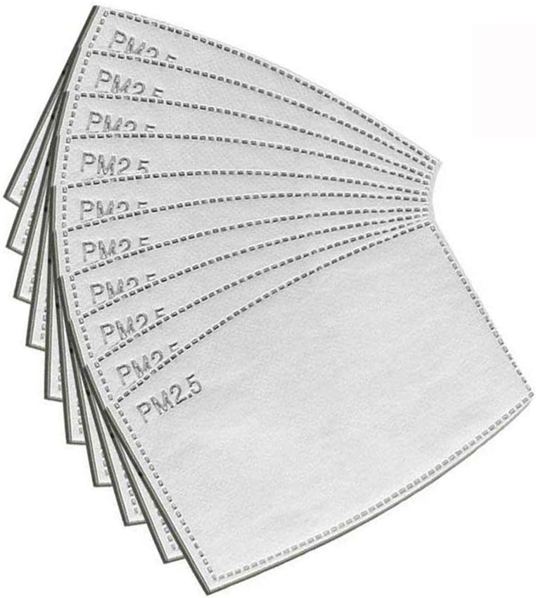 N95 Adults PM 2.5 Anti-Dust Mask Cotton Masks Filter Replacement Set, Air Pollution Masks Filter Cotton Sheet Protective Tools, 5 Layers Anti Pollution Mask Filter Cartridge Outdoor (20PCS)