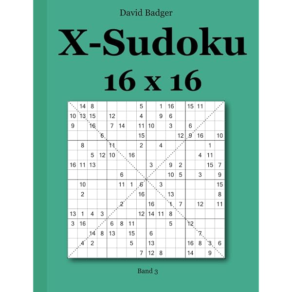 Sudoku 16 x 16 Band 9 (German Edition): Badger, David