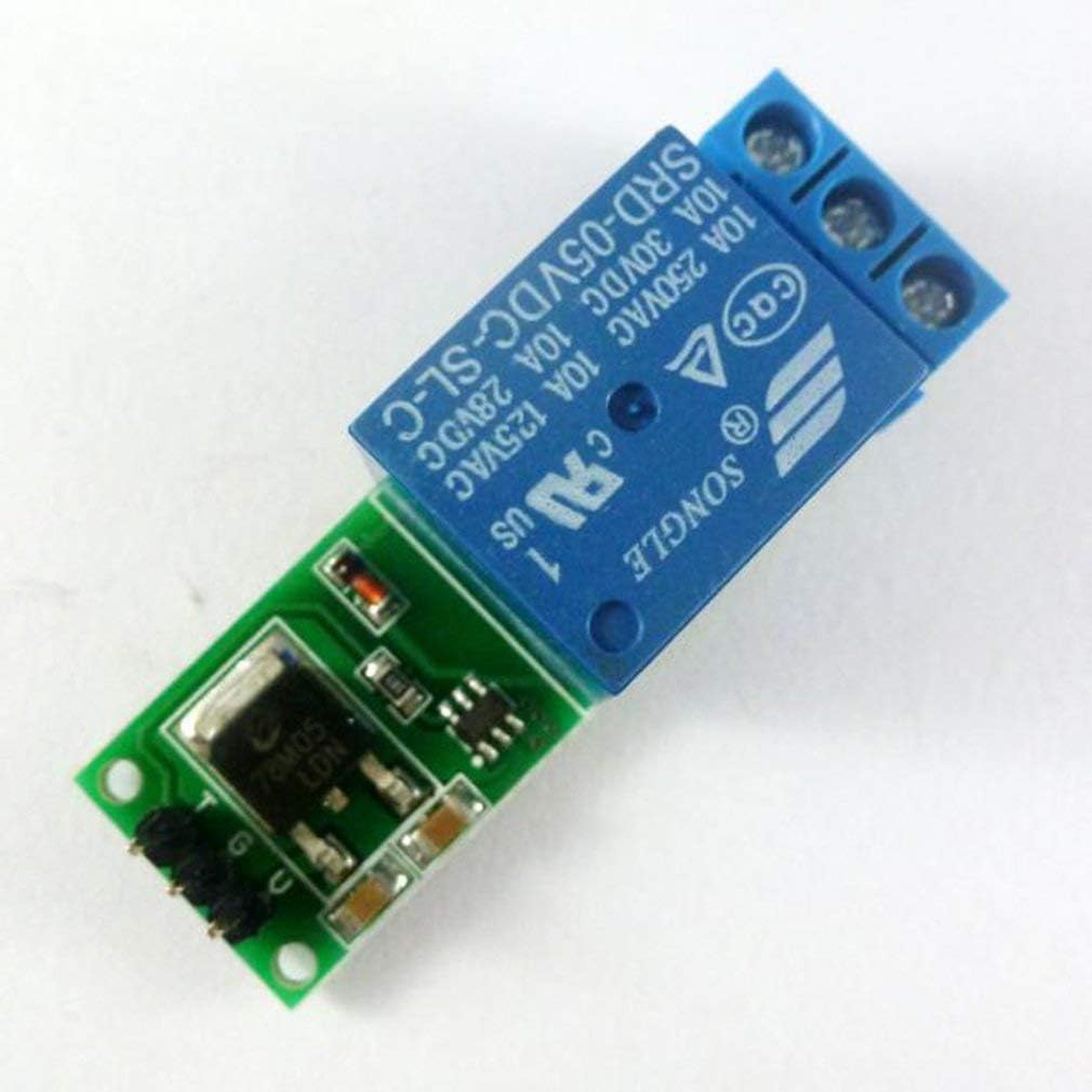 VHNVHN 12V 1CH Flip-Flop Latch Relay Module Bistable Self-locking Switch Board