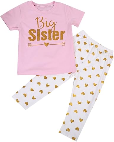 matching sister outfits newborn and toddler