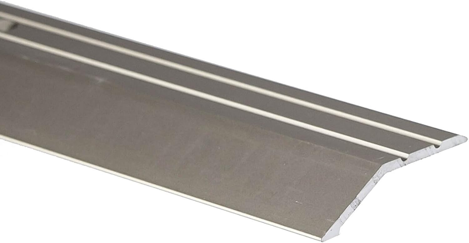 Ramp Edge Carpet 45x16mm x 1M Aluminium Door Trim Wooden Laminate Floors at Different Levels TMW