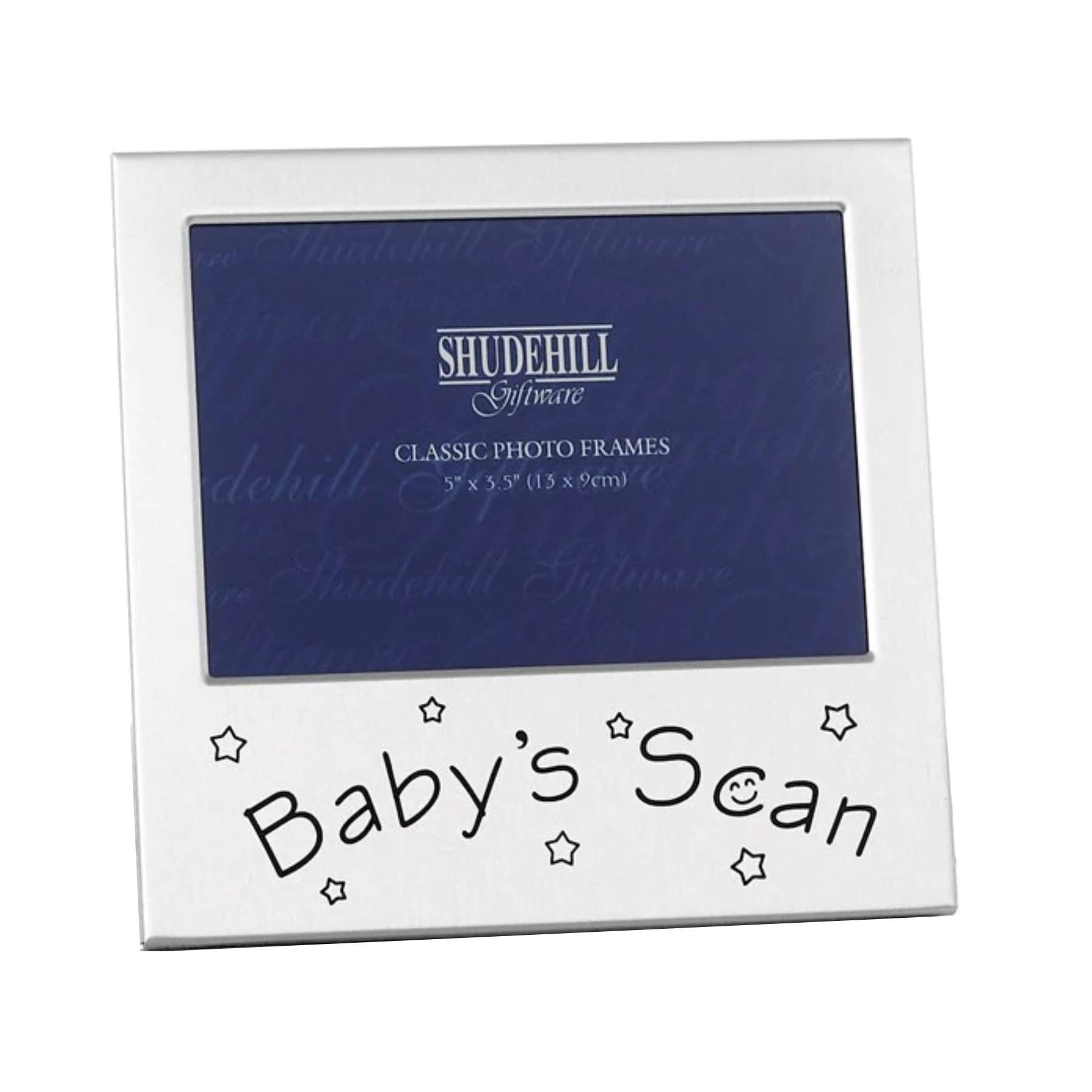 Baby's Scan Photo Frame 5' x 3.5' with Star Detail 9003
