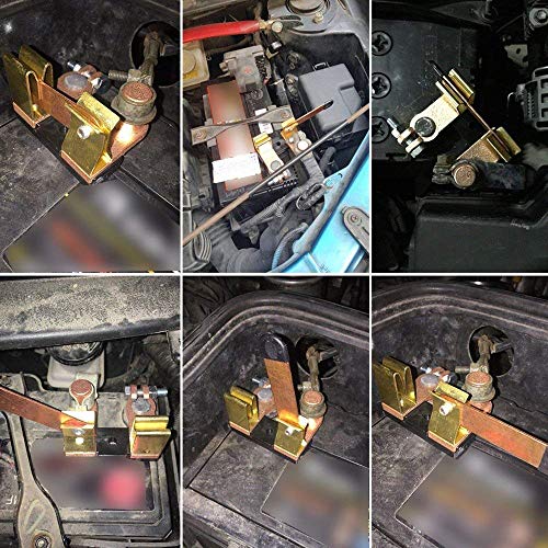 Auto Battery Disconnect Knife Blade Switch Side Post Side Terminal Car Battery Cut Off - Thumbnail 6