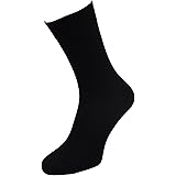 6 Pairs of Health Socks Cotton Club Socks without Rubber bis Gr 51 54 Suitable for Diabetics (No Elastic