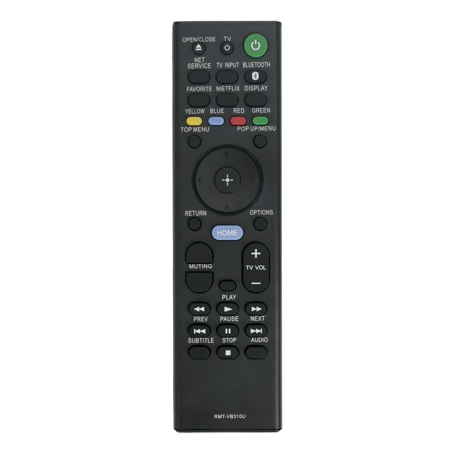 VINABTY RMT-VB310U Remote Control replacement fit for SONY UBP-X800 UBP-UX80 UBP-X800M2 Blu-ray Player
