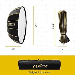Glow EZ Lock 42" Collapsible White Beauty Dish