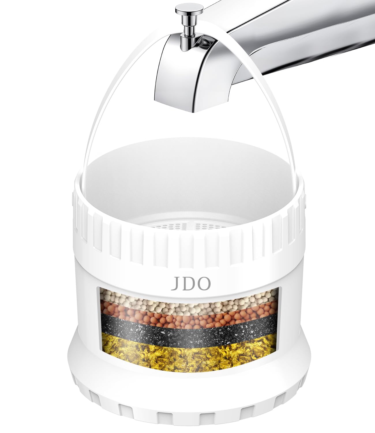 Photo 1 of Bath Filter for Tub 2500 Gallon Bathtub Water Filter, Upgraded Large Opening Design (15L/Min) Universal Fit for Bathtub Faucet, Hard Water Softener Removes Chlorine Sensitive Skin Dry Hair Friendly