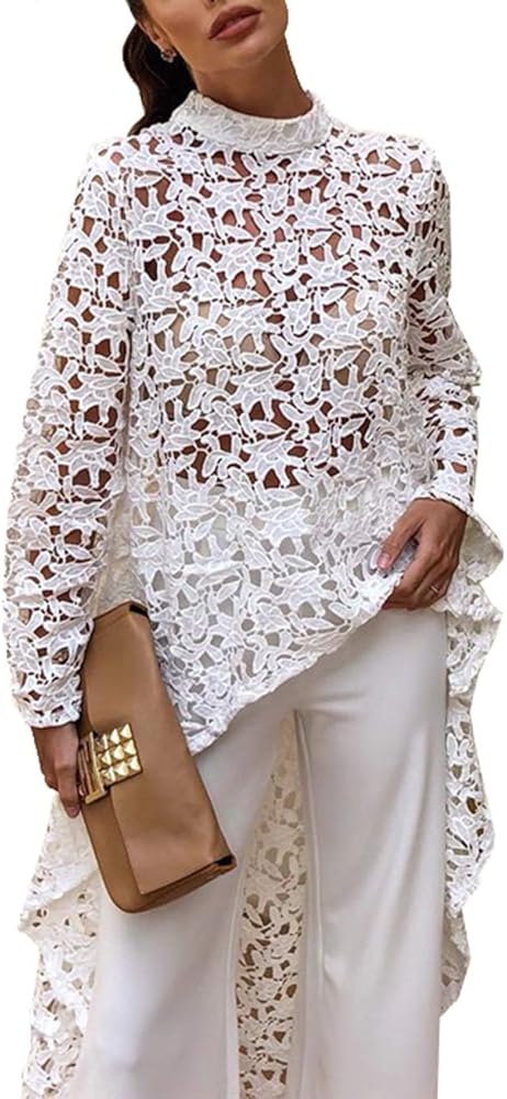 white long sleeve shirt dress