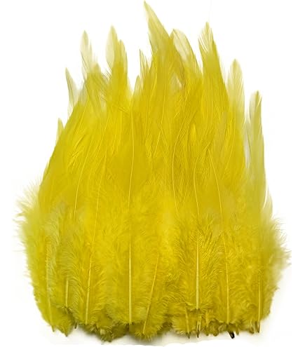 50 Plumas Naturales De Pollo Para Manualidades | 4 Tamaños (12-20 Cm), Ideales Para Decoración, Coronas, Bodas Y DIY