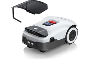 ANTHBOT Robot Lawn Mower with Garage - NO Wire Robotic Lawnmower 0.22 Acre, Full Band RTK+4-Eye Vision, Automatic Mapping, 20 Multi-Zone Management, Accurate Obstacle Avoidance, APP Control