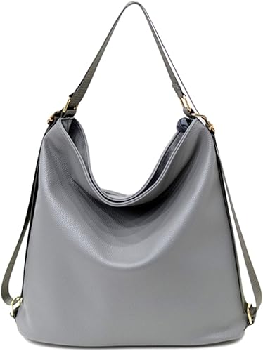 Amazon マローサム 職人が造る 2way リュックサック ショルダーバッグ 多機能 レディース 灰 グレー Marowsm レディース