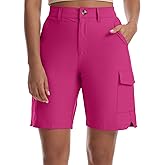 zsenoxaxi Womens Quick Dry Hiking Shorts Stretch Lightweight Cargo Shorts with Pockets for Casual Athletic and Workout