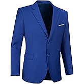 Furuyal Men's Casual Sport Coat Slim Fit Two Button Suit Blazer Lightweight Jackets