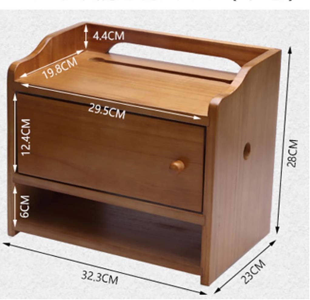 Storage Box Office Desktop Sundries Bill Box Solid Wooden Box File Cabinet 4 Styles Color B Size 40 23 28cm Amazon Co Uk Kitchen Home