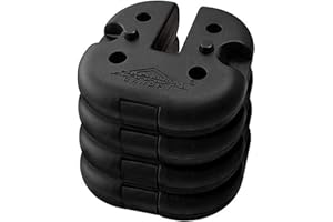 Caravan Canopy Sports 10001200011 Caravan Weight Plates, Black