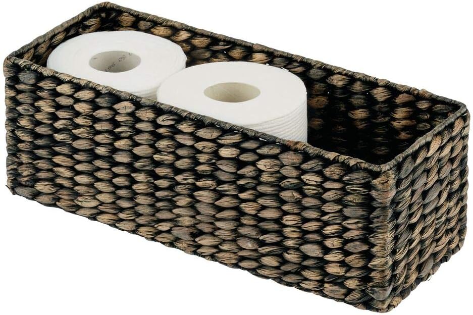 cestino di vimini per carta igienica