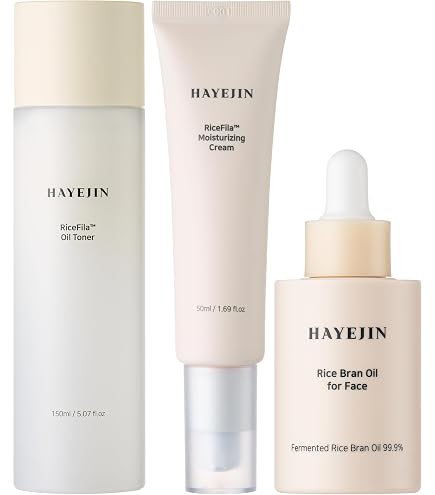 新品 HAYEJIN ハイェジン ライスフィラ オイルトナー 化粧水 5本セット Amazon.com: HAYEJIN RiceFila™ Oil Toner for face (5.07 fl oz) +