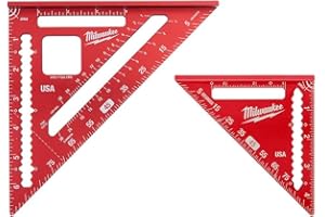 Milwaukee Tool 7-inch Rafter Square and 4-1/2-inch Trim Square Set