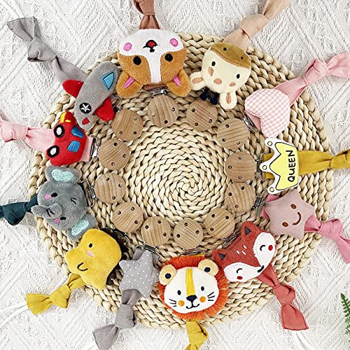 Cartoon Pacifier Clip, Customizable Pacifier Leash, Cotton Fabric