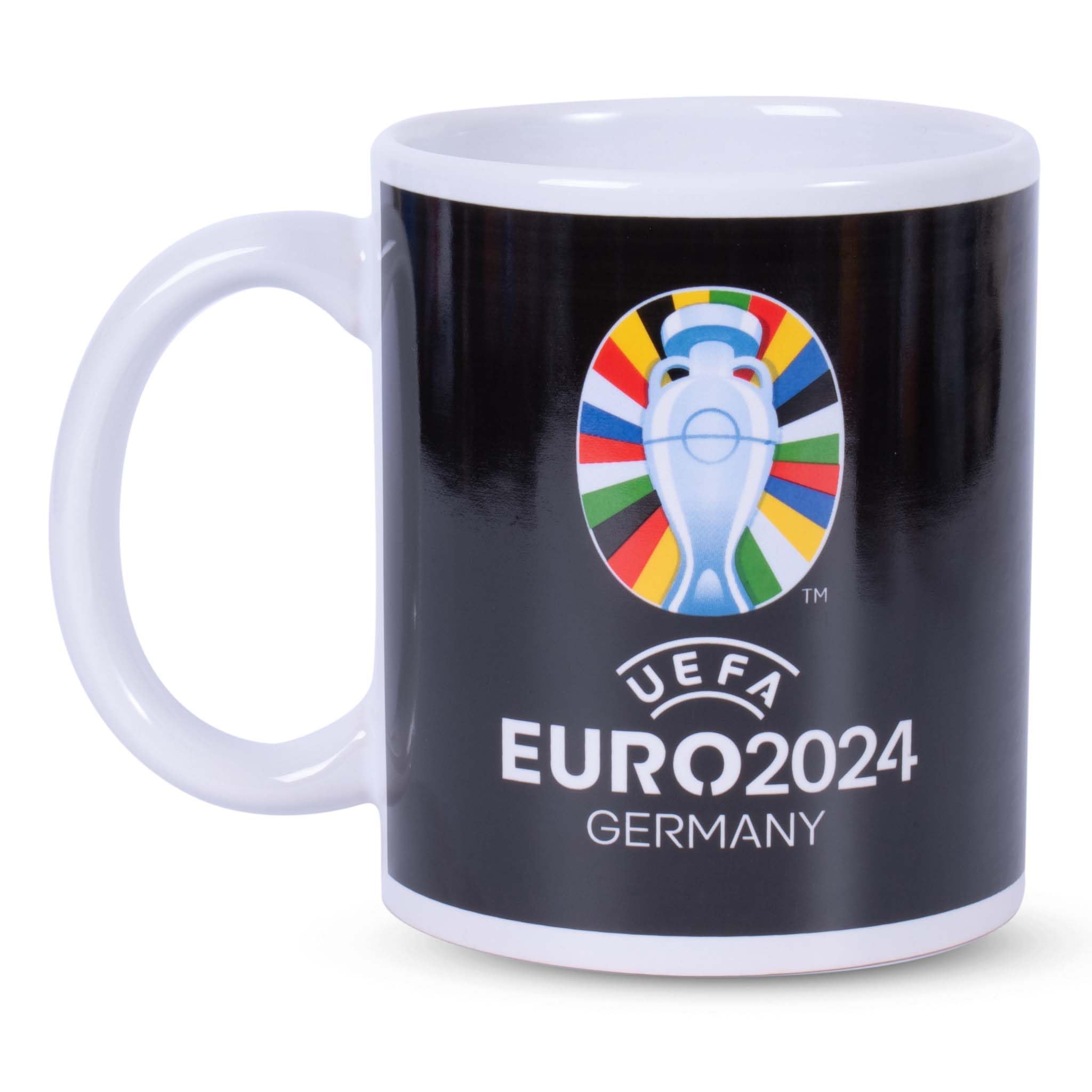 Hy-Pro Euro 2024 Ceramic Mug, Officially Licensed, Black