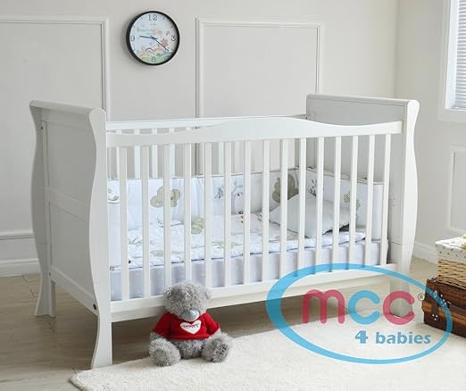 savannah sleigh cot bed