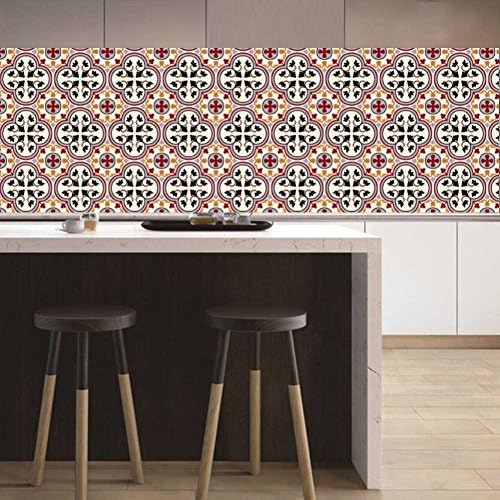 Tile Sticker,Etopfashion Pack of 20 Mandala Peel and Stick Wall Tile Sticker Art Kitchen Stickers