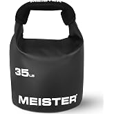 Meister BEAST Portable Sand Kettlebell - Soft Sandbag Weight - 35lb / 15.9kg - Black