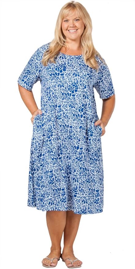 white cotton a line dress