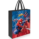 Spiderman Plastic Tote Bag | 13" x 11" | 1 Pc