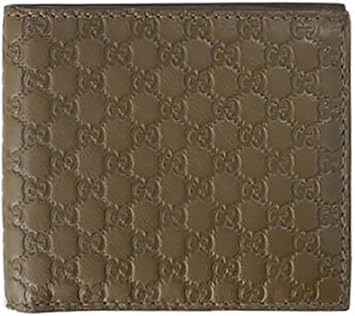 Amazon グッチ グッチ 財布 メンズ Gucci 二つ折り 札入れ マイクログッチッシマ オリーブグリーン 2324 並行輸入品 Gucci グッチ シューズ バッグ