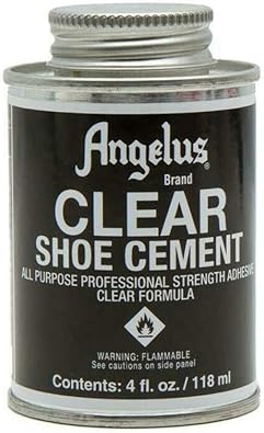 clear shoe cement