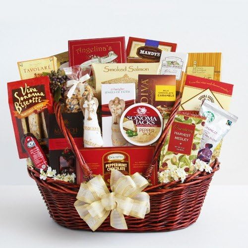 Peace, Prayer & Blessings Sympathy Deluxe Gift Basket