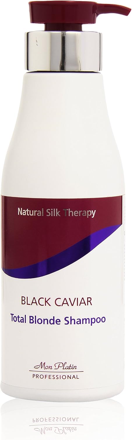 Black Caviar Blonde Hair Shampoo, Intensive Moisturizing Shampoo for blonde bleached, or Color Treated Hair