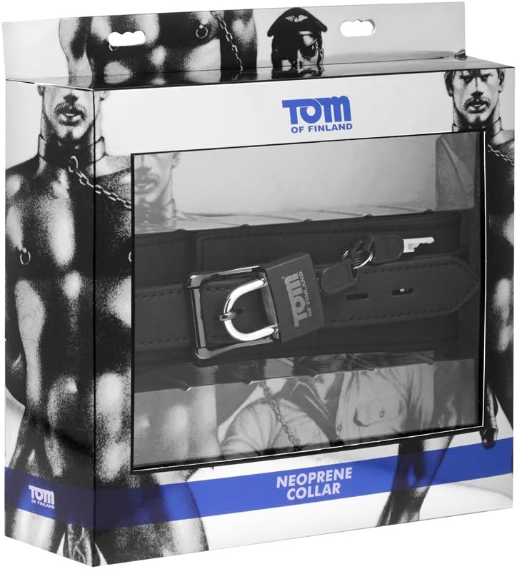 XR Brands Neoprene Collar with Lock - Image 3