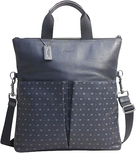 Amazon コーチ Coach バック トートバッグ メンズ アウトレット レザー フォールドオーバー 2way ショルダー F M62 ミッドナイトメイビー ブルースター コーチ Coach メンズ トートバッグ