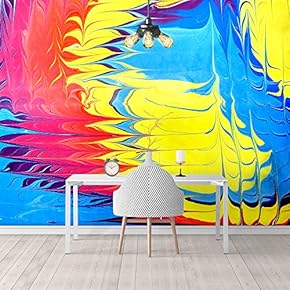 Wall Mural Beautiful Watercolor Painting Removable Self-Adhesive Large Wallpaper - 66x96 inches