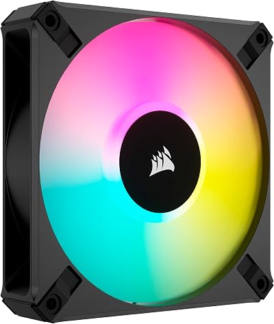 Corsair iCUE AF120 RGB Elite 120mm PWM Fan Eight RGB LEDs AirGuide