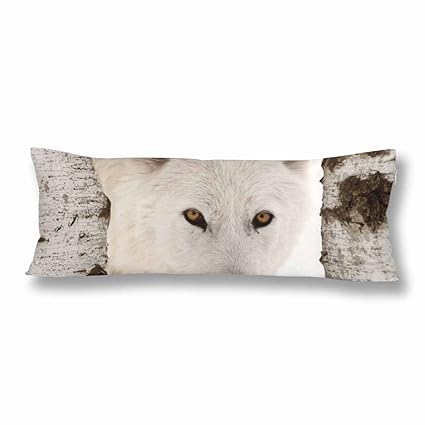 Amazon Com Interestprint Custom Arctic Wolf Body Pillow Covers
