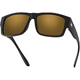 VALLEY Polarized Sunglasses - Matte Black Brown Lens | TR90 Frame, Polycarbonate Lens