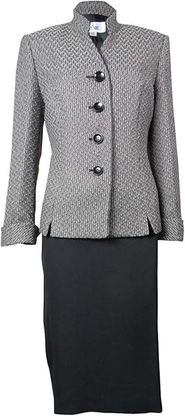 amazon white skirt suit