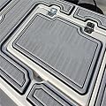 US Warehouse - 230x90x0.5cm Gray EVA Foam Boat Flooring Faux Teak Decking Sheet Pad