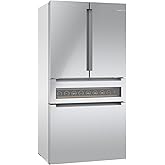 100 Series 3-Door Standard Depth Refrigerator with External ice and Water in Stainless Steel on Fridge.com