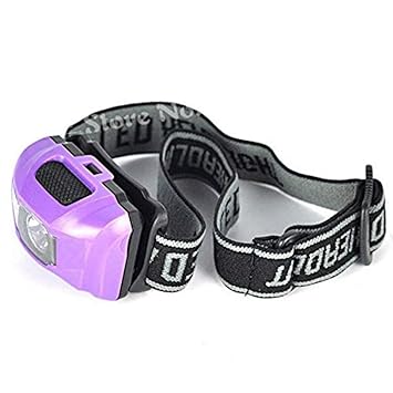 DIY Crafts 3 Watt Mini 3X LED Flashlight Head Lamp Torch AAA Linternasa 4 Battery: 3AA Light Distance: 80m Bilb 1w 80 Lumens 3w 200 Lumens Colour for Lab (Colour No # 2, for Repair Works)