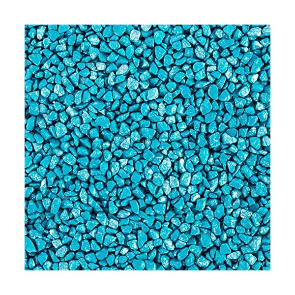 inna glas granulado decorativo piedras decorativas aslan turquesa brillante 3 8mm 605ml bote producido en alemania