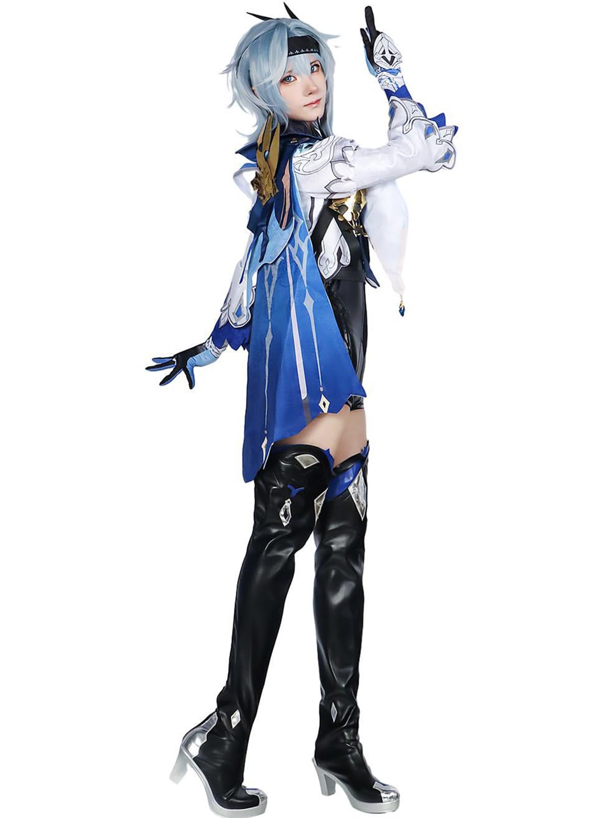 OSIAS Genshin Impact Eula Lawrence Cosplay Outfit Eula Costume(L)