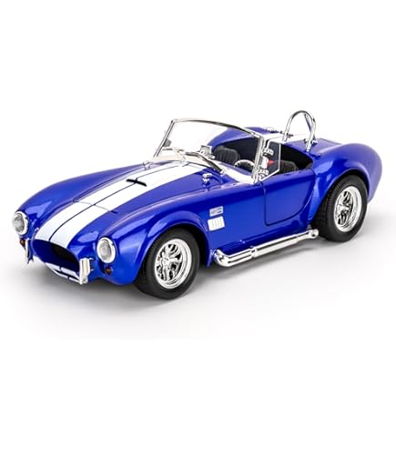 Amazon.com: 1965 Shelby Cobra 427 S/C Blue Metallic with White